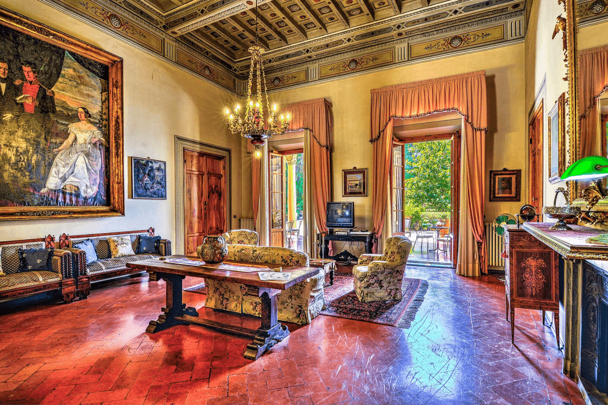 A bride and groom celebrating with champagne.
